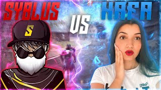 بنت تتحدى سيبلوس لأول مرة 😱😱روم واحد ضد واحد 😂 - FREE FIRE KAFA VS SYBLUS