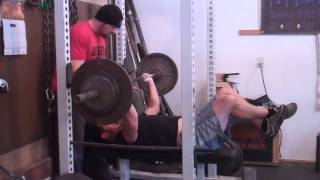 Grip Monsters Challenge:  Luke Raymond Bench for Reps: 205lbs