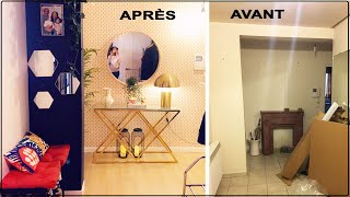 ENTRÉE TOUR: AMÉNAGEMENT DE MON ENTRÉE AVANT/APRÈS