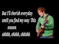 Ed Sheeran ft Marshmello-Hope (Lyrics)