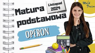 ❗️ OPERON listopad 2024 ❗️ próbna matura z matematyki 🔥 poziom podstawowy