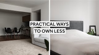 10 Practical Ways To Own Less