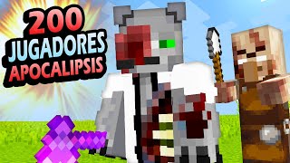 👉 Minecraft PERO es un APOCALIPSIS ZOMBIE con 200 Jugadores!