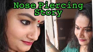 നോസ് Piercing Story 👃 വല്ലാത്തൊരു മൂക്ക് കുത്ത് ആയിപോയി 😂 | ഇത്രയ്ക്കും ധൈര്യം എനിക്കുണ്ടാരുന്നോ ❓️