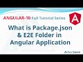 What is PackageJson & E2E folder in Angular app | Angular 10 Full Tutorial Series | Wave Tutorials