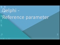 Delphi - Reference parameter with array