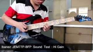 Ibanez JEM77P-BFP Steve Vai Signature Sound Test