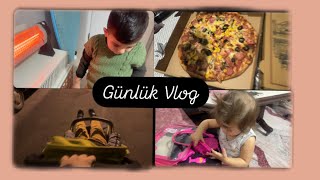 AKŞAM YEMEĞİNE 🍕SİPARİŞ  ETTİK/KEŞKE BİZİM EVİMİZ DOĞALGAZLI OLSAYDI🙁/KOMŞU GEZMESİNE GİTTİK😇