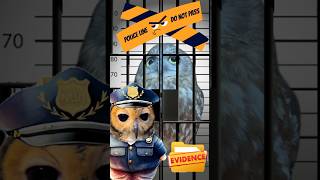 Detective Bibib!🕵️ #funnyanimals #owl #funny #funny #animals #cute #cuteanimals