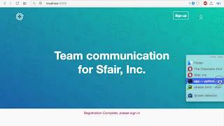 Sfair Social - Twitter clone built with Python and Flask | 2016