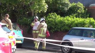 East Sussex fire and rescue service large Haz-Mat incident Eastbourne