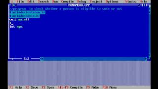 Program to check whether a person is eligible to vote or not using if...else statement in C++