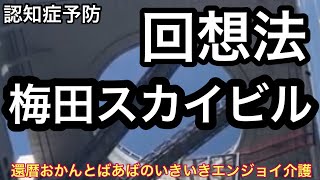 回想法で認知予防　87歳要介護2のばあばを連れて梅田スカイビルに行ってきました‼️