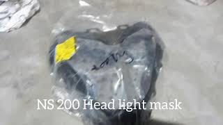 NS 200 Head light mask price and part number on Bajaj genuine parts in India