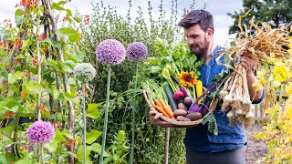 Incredible Permaculture Kitchen Garden Tour | August No Dig Homegrown Abundance