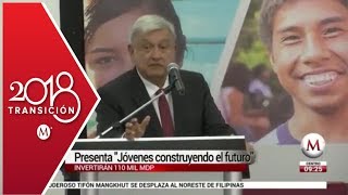 AMLO presenta 'Jóvenes construyendo el futuro'