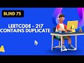 Contains Duplicate - Leetcode 217 - C#  #interview #leetcode