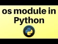 os module in python: directory and file handling