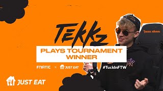 Tekkz showcases his FIFA skills! | Fnatic FIFA Community Tournament - Presented by Just Eat
