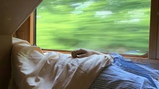 Japan's only sleeper express 🚃🛏Travel alone elegantly in the cheapest private room☺[Sunrise Seto]