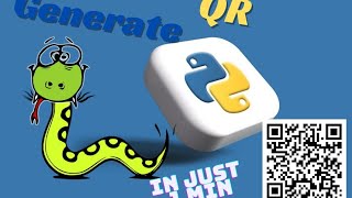 Create a QR code In just One minute using Python🐍🐍 #python #QRcode #coding