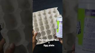Waste Egg Tray and color containers craft #shorts #viral #diy #crafts #best #recycling #howto