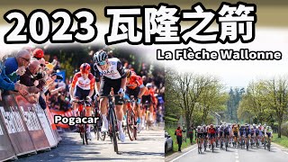 2023瓦隆之箭｜公路賽｜精華｜Highlight｜La Flèche Wallonne｜Tadej Pogačar｜Mikel Landa｜MohoričlTom Pidcock