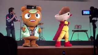 ムジナもん\u0026つゆヤキソバン ご当地キャラクター大集合in福知山2014