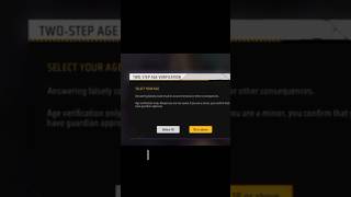 I FREE FIRE PROBLEM SOLVE 🤯🤯 I SELECT YOUR AGE FIX PROBLEM 🥰🥰I #free fire #shorts #black gamer