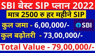 SBI शानदार SCHEME 2022🤑 2500/- हर महीने SBI SIP से ऐसे पाएं 79 लाख रु की बड़ी रकम SBI MF