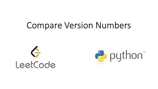 Leetcode - Compare Version Numbers (Python)