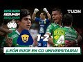 Resumen y Goles | Pumas 1 - 2 León | Liga Mx - AP 19 - J14 | TUDN