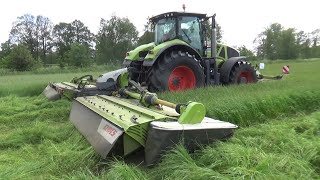 Claas mowing silage