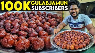 Eating 100 gulab jamun | 100k special video |