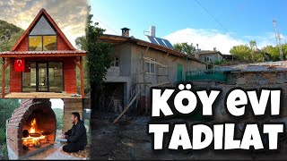 BUNGALO EVDE AKŞAM YEMEĞİ(KÖY EVİ TADİLATTA SON DURUM)