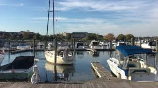 Prop Wash and Prop Walk in use while docking S2 9.2A 30f sailboat