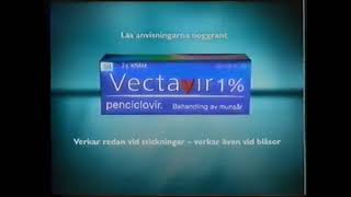 Vectavir - Verkar redan vid stickningar - Reklam Kanal 5 1999