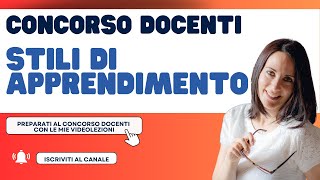 Concorso docenti: stili di apprendimento e bias valutativi