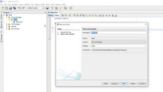 Java Tutorials - Creating New Class Netbeans