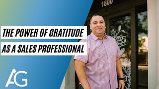 The power of gratitude for a sales professional