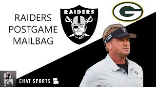 Raiders vs. Packers Postgame Mailbag - Raiders Rumors On Trades, Free Agency, 2020 NFL Draft