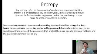 Entropy, Encryption, Decryption, Encoding