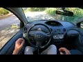 🔥 Toyota Yaris 1.4 d4d 75 2003 POV Driving HD 4K (Vitz Echo Xiali Vela Vizi) - تويوتا ياريس