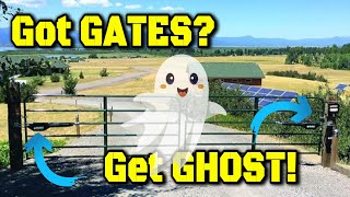 Installing Ghost Controls Heavy Duty Solar Gate Opener *unsponsored*