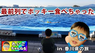 【香川旅行】レオマワールド、四国水族館、ゴールドタワー、紅梅亭に宿泊！子供が喜ぶ１泊２日の香川観光の旅 vlog