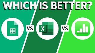 Google Sheets vs Excel vs Numbers (2026) - Which One Is BEST?