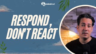 Respond, don't react | How To Respond To Difficult Situations Instead Of Reacting | Mindowl.org