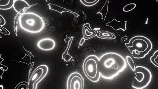 Abstract Background Video 4k Black White Tunnel VJ LOOP NEON Sci-Fi Calm ASMR Wallpaper Stock Footag