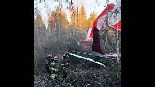 Small Plane With Parachute Crashes in Washington