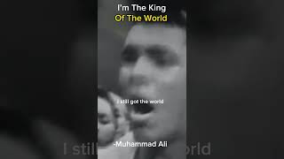 👑I’m The King Of The World- Muhammad Ali #boxing #fighting #muhammadali #shorts